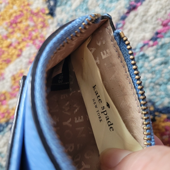 Kate Spade Light Blue Card Wallet - Picture 4 of 4